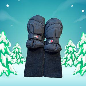 SnowStoppersToddler Mittens, black size M